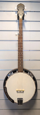 Goldfarbenes CC-BG - Cripple Creek Bluegrass Banjo - 5 Saiten & Tasche
