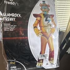 Spirit Five Nights at Freddy  s Glamrock Freddy Child Costume M 8-10 Mask