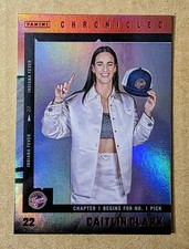 2025 Panini Chronicled Caitlin Clark WNBA #60 Red Holo Foil Indiana Fever ROY