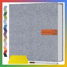 Large Photo Album Self Adhesive 4x6 5x7 8x10 Scrapbook Album DIY Picture Book,Gi