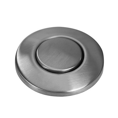 Garbage Disposal Air Switch Kit Sink Button Brushed Stainless Steel 3.6 Inch