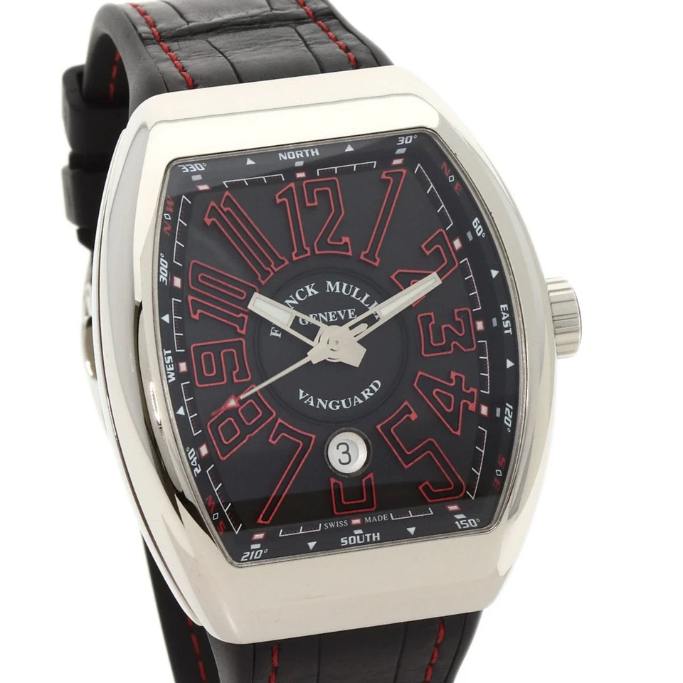 Reloj Hombre Franck Muller V45SCDT Vanguard en Acero Inoxidable/Goma y Cuero Foto 4 de 4