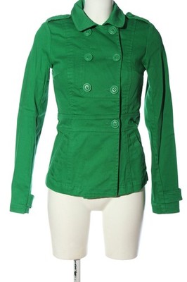 H&M DIVIDED Übergangsjacke Damen Jacke Gr. DE 34 grün Casual-Look