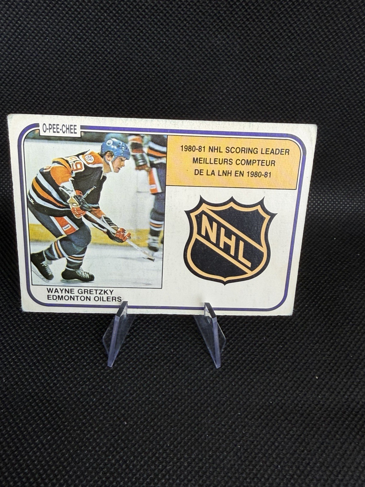 1981 O Pee Chee Wayne Gretzky #384 NHL Scoring Leader