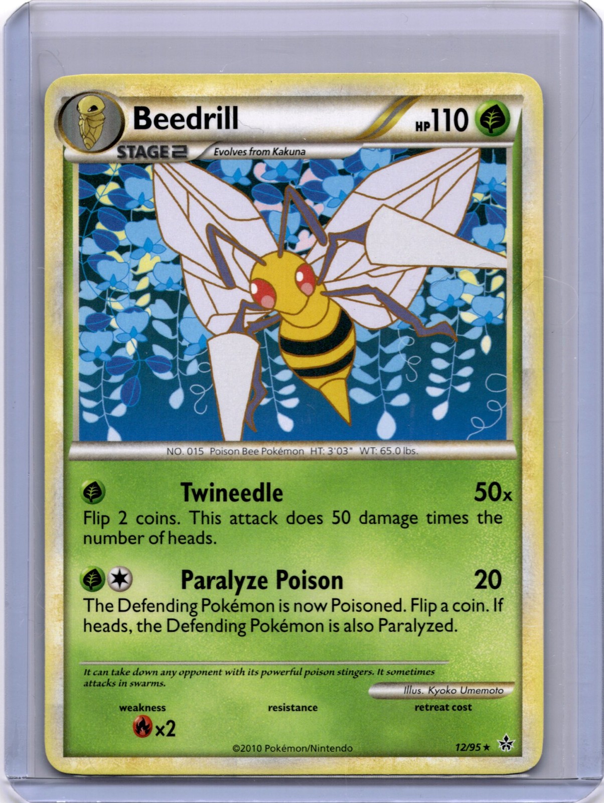 Beedrill 12/95 - Pokemon Unleashed - LP