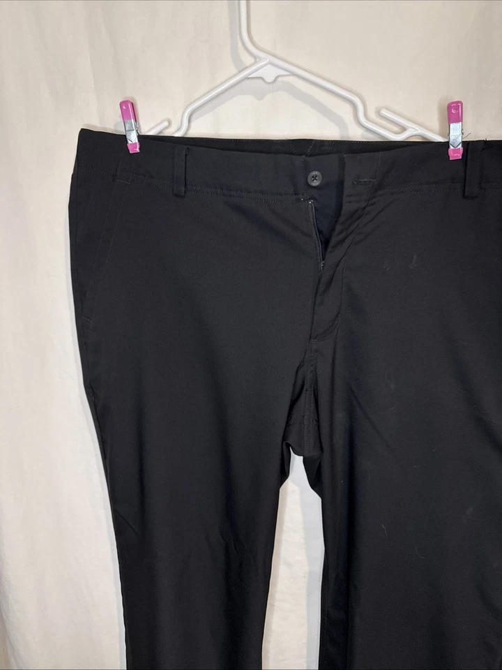Nike Men's Golf Flat Front Tech Pants 38 x 30 Black Standard Fit Performance - Image 2 of 4