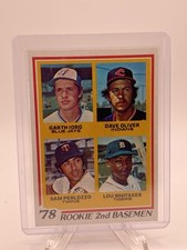 1978 Topps Lou Whitaker Rookie 2nd basemen - GREAT CENTERING