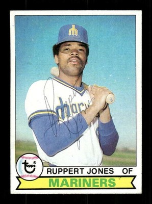 1979 Topps  #422 Ruppert Jones  signed autograph EX, centered, bp EAA1 bxcp71