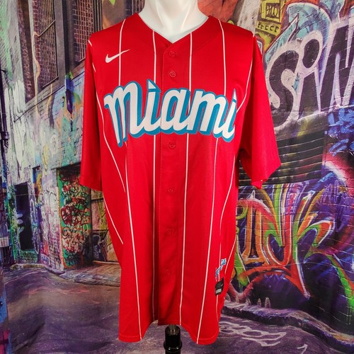 Jazz Chisholm Jr. Miami Marlins Nike Trikot XLarge Neu mit Etikett (C24)