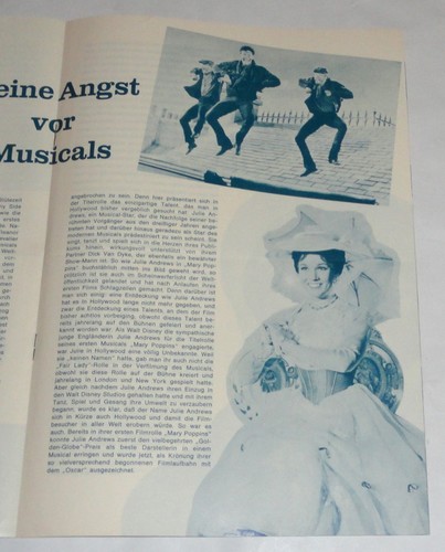 1964 "Mary Poppins" Film-Kurier German Movie Souvenir Program No. 70 Walt Disney - Picture 7 of 23
