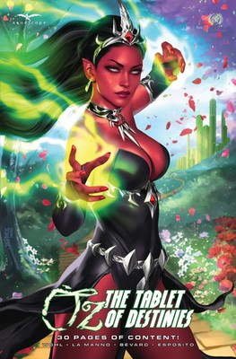 OZ TABLET OF DESTINIES (NM) JOSH BURNS D Variant Zenescope 2025 Grimm Fairy