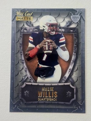 2022 Wild Card Matte Weekend Warrior Malik Willis #WW-38