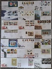 GB 2008 Commemoratives Christmas & Booklet Panels 21 x FDCs + Inserts Mint