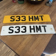 Private Registration S33 Hmt