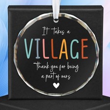 Thank You Gifts for Men Teacher Appreciation Gifts Glass Ornament Appreciatio...