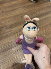 Disney Theme Parks Authentic Original Muppets Miss Piggy Plush Doll Orig Tags