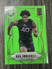 2025 Panini Donruss Elite Nick Emmanwori ROOKIE Neon Green Parallel /999