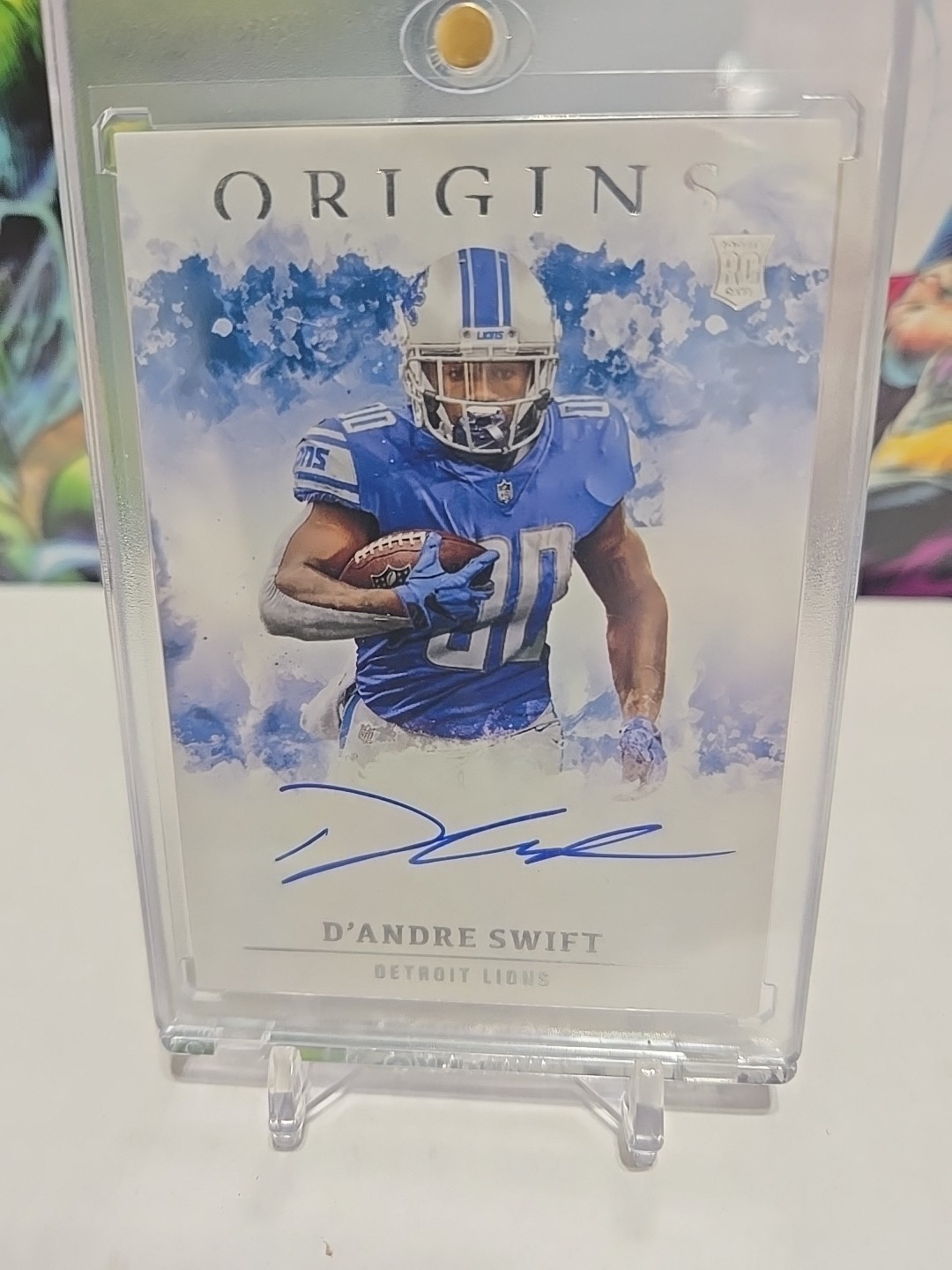 2020 Panini Origins - Rookie Autographs D'Andre Swift #RA-DS Blue /49 (AU, RC)