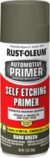 249322 Automotive Self Etching Primer Spray, 12 Oz, Matte Dark Green