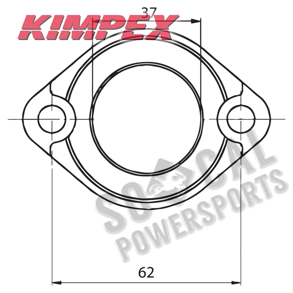 Brida de montaje de carburador Kimpex para Polaris 550 INDY Adventure 144 2016-2017 Foto 2 de 3