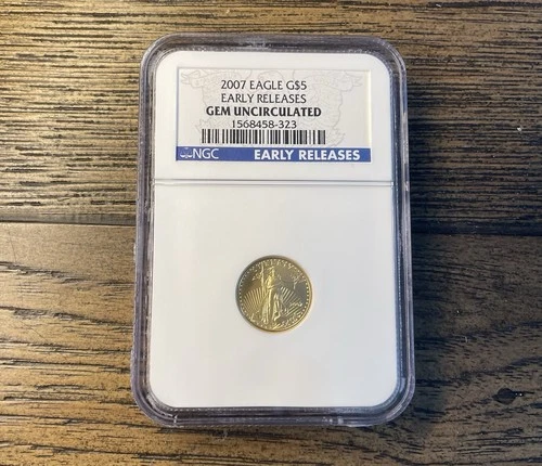 1/10 oz gold eagle 2007 Early Release Gem- Uncirculated NGC🔥