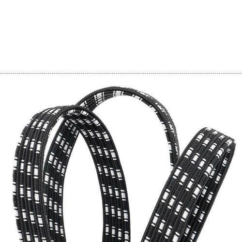 Practical Bungee Belt Double Plastic Hooks Jacquard Rope Quick To Operate - Picture 3 of 12