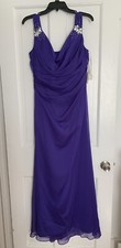 Women  s JADE BY JASMINE Purple Prom Formal Wedding Dress - Size 14 NWOT