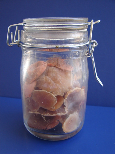MIDNIGHT MEAT TRAIN Screen Used Prop Jar skin Shavings Clive Barker HELLRAISER - Picture 8 of 14