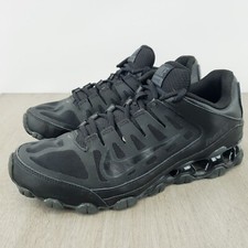 Nike Reax 8 TR Mesh Casual Athletic Shoe Triple Black 621716-008 Men s Size 8