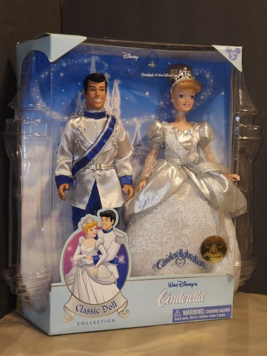 VINTAGE DISNEY CLASSIC DOLL COLLECTION CINDERELLABRATION CINDERELLA & PRINCE SET - Bild 8 von 12