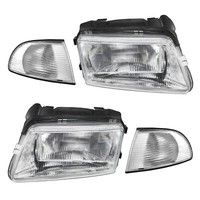 Scheinwerfer Set FüR Audi A4 B5 8D 94-99 Limousine/Avant H4 Blinker
