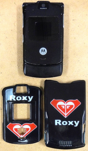 Cingular Razor Motorola RAZR V3 - Black ( AT&T / Cingular ) Cellular Flip Phone ...