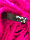 Express chunky knit fuchsia pink scarf — photo 2