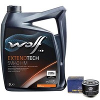 MotoröL Set 5W40 5 Liter + ÖLfilter Sm 142/1 FüR Dacia Logan Renault Clio 1.5Dci