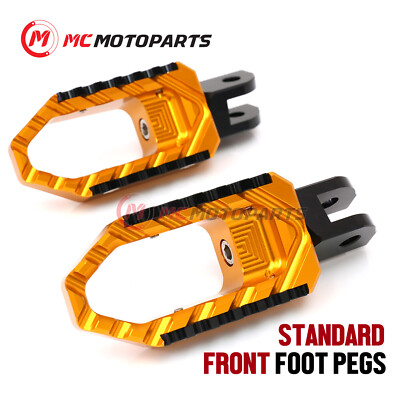 Gold TRC Rider Touring Foot Pegs For Razor SX125 SX350 SX500