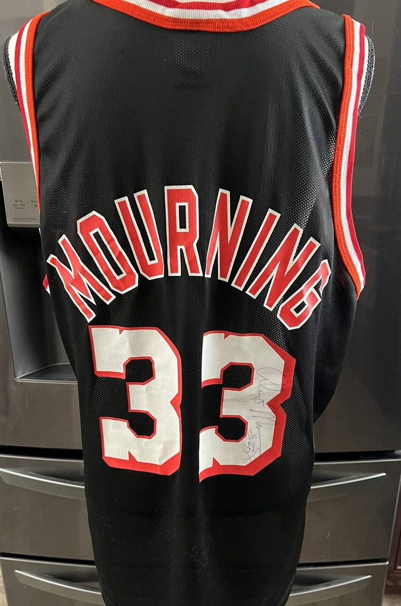 Heat NBA #33 Alonzo Mourning Signed Jersey Size 44 | eBay