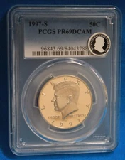 1997-S PCGS KENNEDY HALF DOLLAR Graded PR69DCAM PCGS # 96843.69/84043788