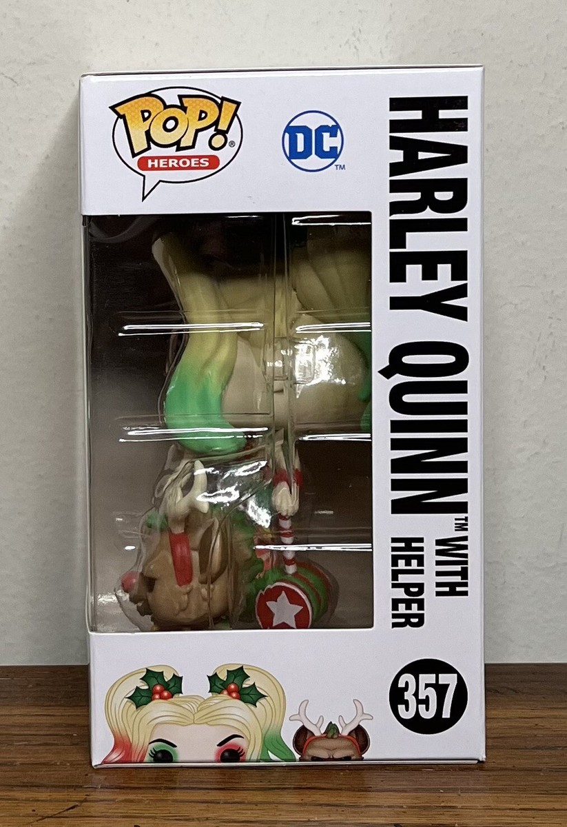 アメコミ Funko POP! Harley Quinn with Helper 357 Amazon.com: Funko POP DC Holiday - Harley Quinn with Hyena