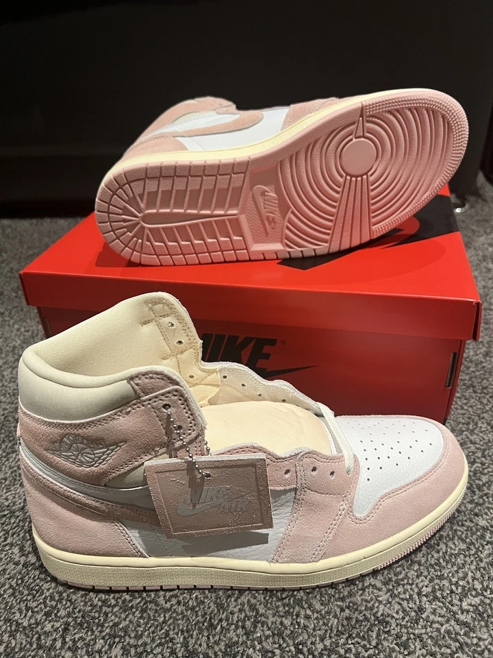 Air Jordan 1 Retro OG High Washed Pink W UK8 BNIB - Image 3 of 4