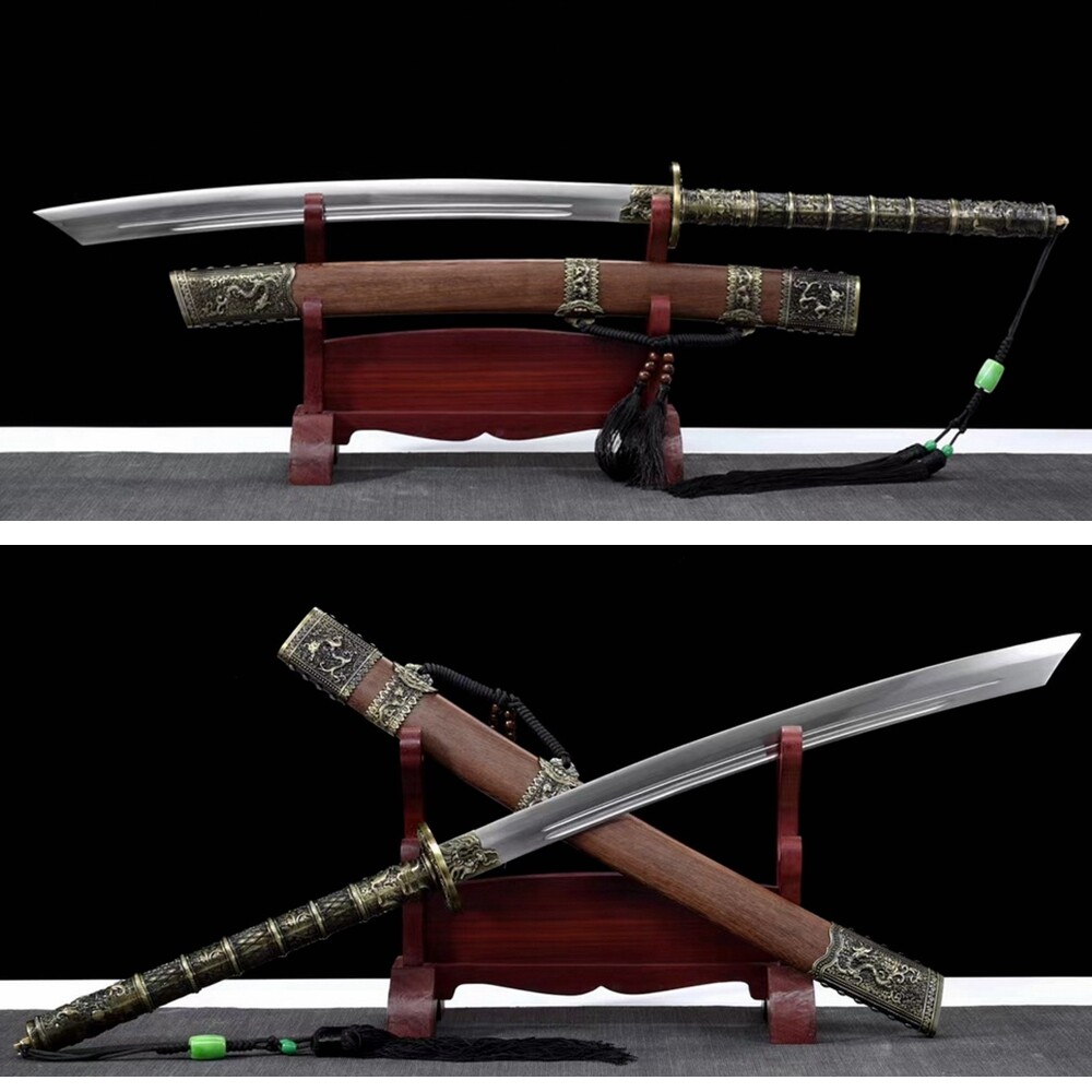High Manganese Steel Kangxi Emperor Broadsword Dao Chinese Sword