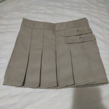 French Toast Little Girls' Pleated Scooter with Side Buckle Accent sz 6