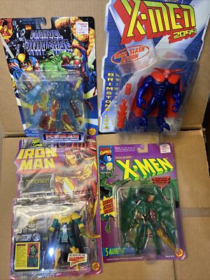 4 LOT Marvel Comics X-Men Avengers Iceman Mandarin Sauron Brimstone Sealed nib