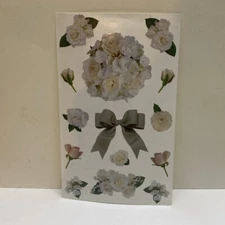 Mrs. Grossman's Vintage 1998 PhotoessenceStickers WEDDING FLOWERS 4x6.5-1 Sheet