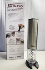 Ozeri Extravo Stainless Steel Electric Wine Opener Housewarming Hostess Gift