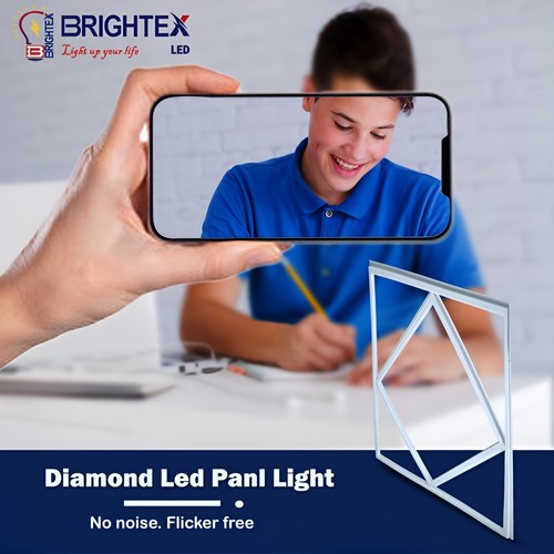 LED PANEL LIGHT 600X600MM DIAMOND Lattice 72W FRAME BORDER EDGE LIGHTS 6500K - Picture 6 of 7