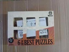 MENSA - Set Of '6 Of The Best Puzzles' + Instruction Manual, USED