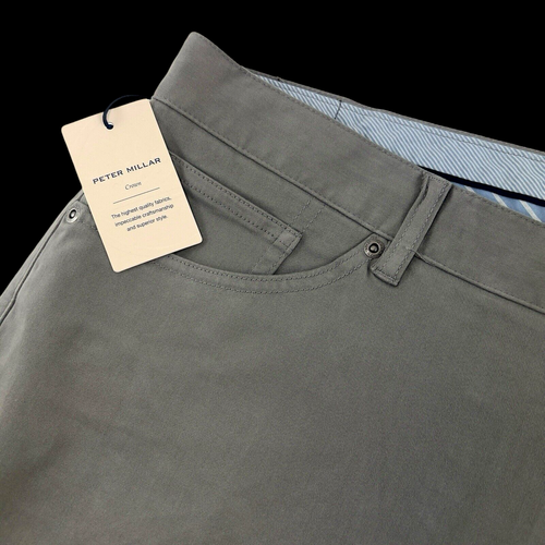 Peter Millar Ultimate Sateen 5 Pocket Trousers Pants Gale 44x34 $170 - Picture 3 of 8