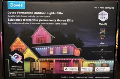 GOVEE 150ft permanent outdoor lights elite ART. 1806205