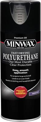 Minwax Fast Drying Polyurethane Spray, 11.5 Ounce (Pack of 1), Satin 