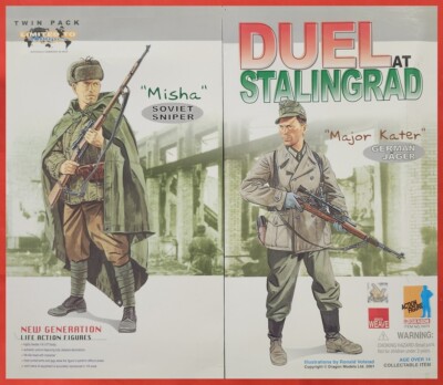 Dragon 70074 1/6 Duel at Stalingrad (Enemy at the Gate) 2 figures Set   RARE